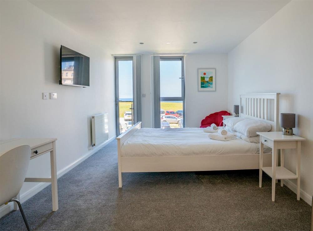 Master bedroom at Apartment 47 in Newquay, Cornwall