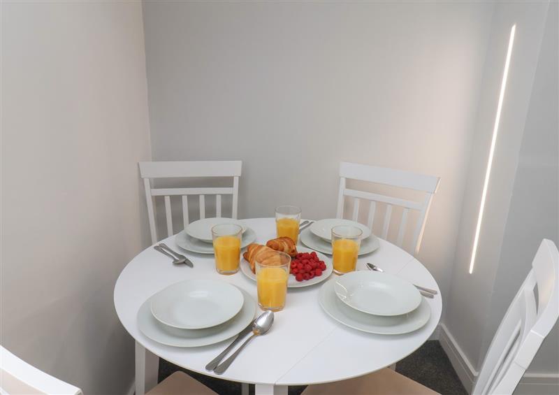 The dining area at Apartment 5, Bridlington