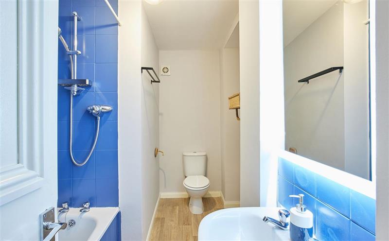 The bathroom at Apartment 5, Ilfracombe
