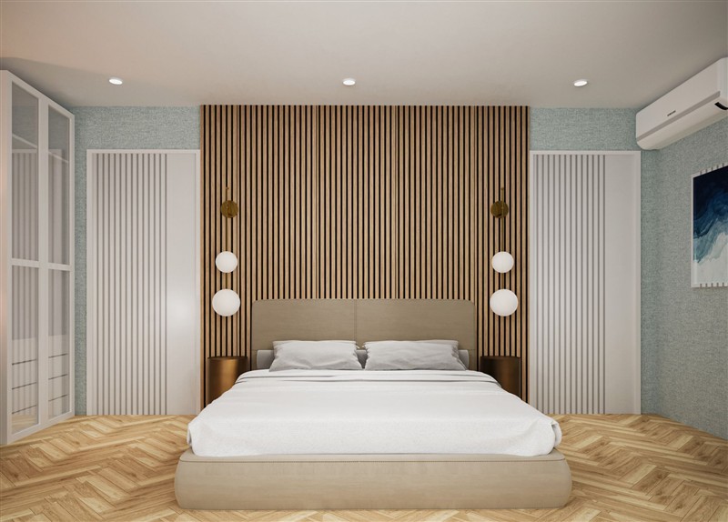 A bedroom in 