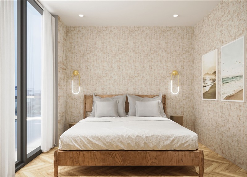 A bedroom in 