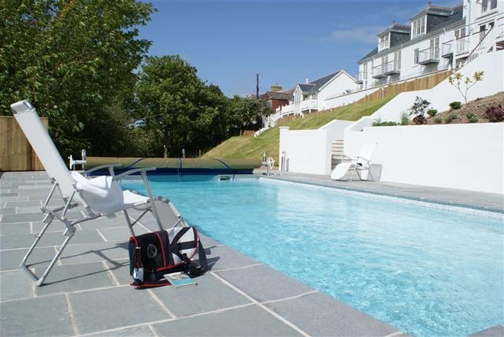 Lovely pool area at Apartment 5, Prospect House in South Hallsands, Nr Kingsbridge