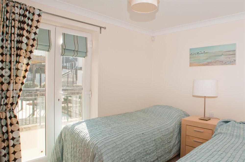 Twin bedroom at Apartment 6  Bolt Head in , Salcombe