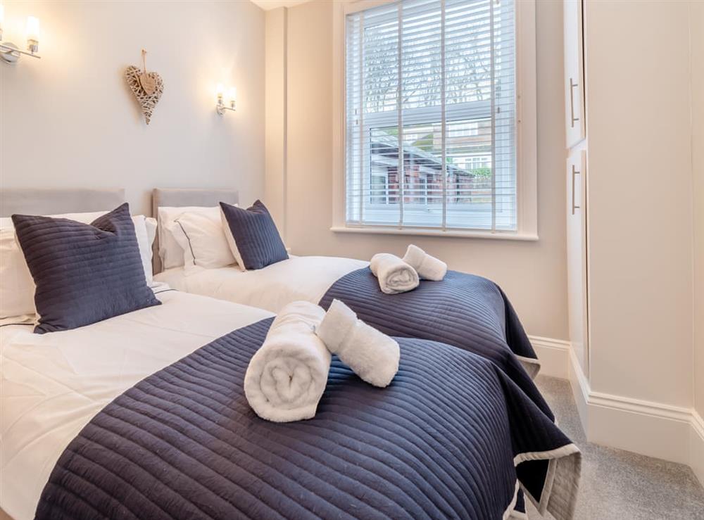 Twin bedroom at Apartment 6 in Filey, North Yorkshire