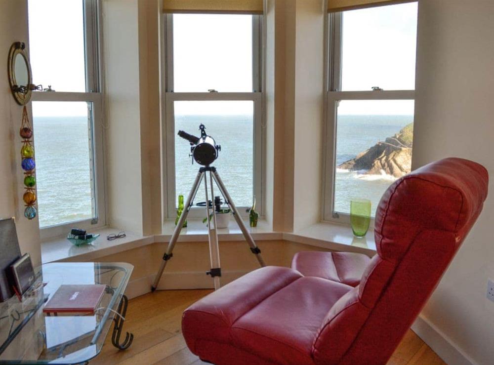 Fantastic views looking out to sea at Apartment 6 in Ilfracombe, Devon., Great Britain