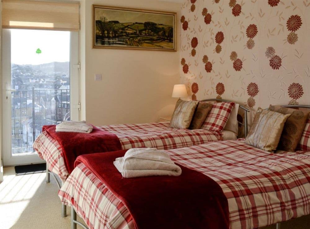 Twin bedroom at Apartment 6 in Ilfracombe, Devon., Great Britain