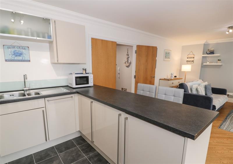 This is the kitchen at Apartment 6, Morfa Nefyn