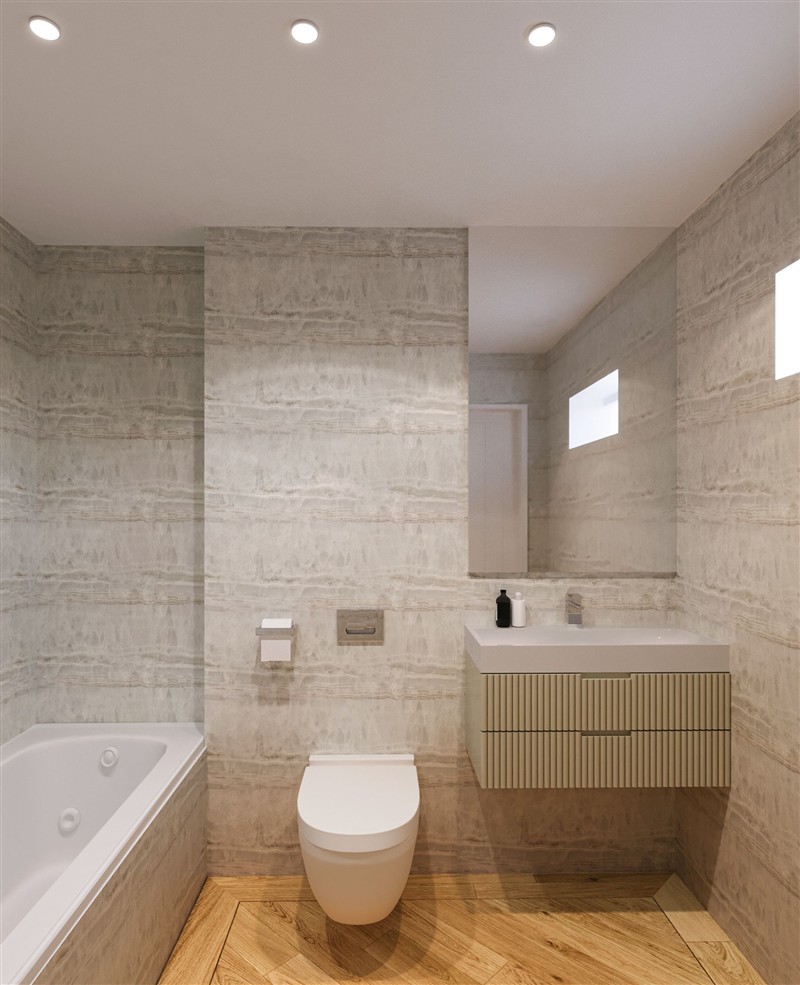 This is the bathroom at 