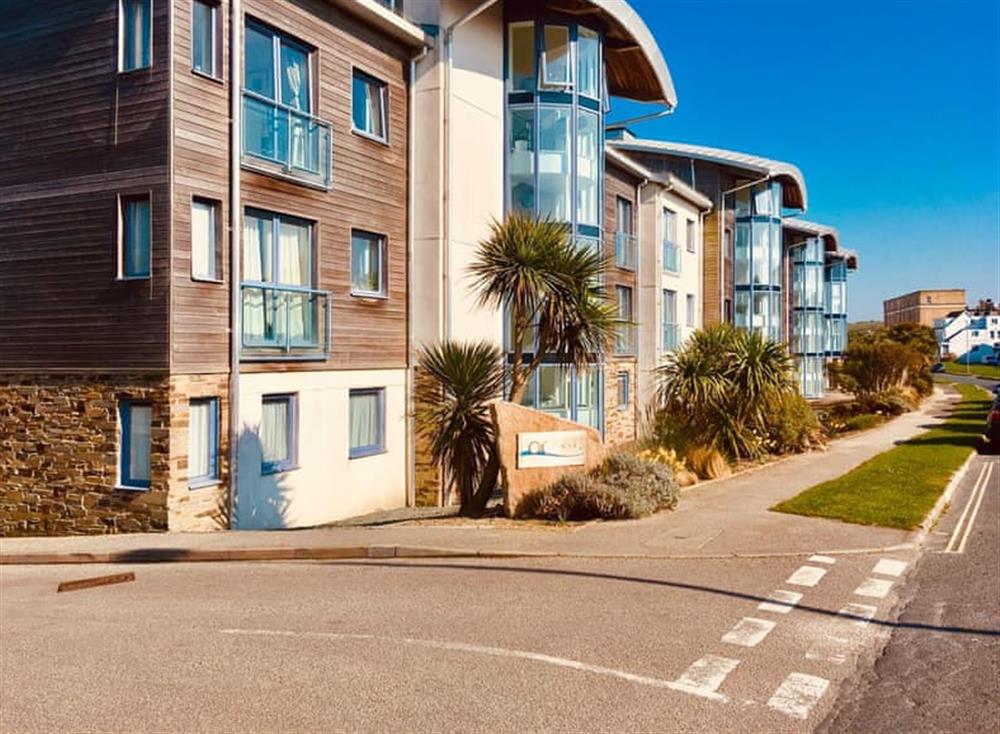 Exterior at Apartment 7, Ocean 1 in Newquay, Cornwall