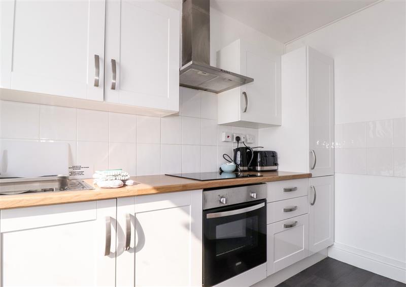 This is the kitchen at Apartment 9 Beaconsfield House, Bridlington