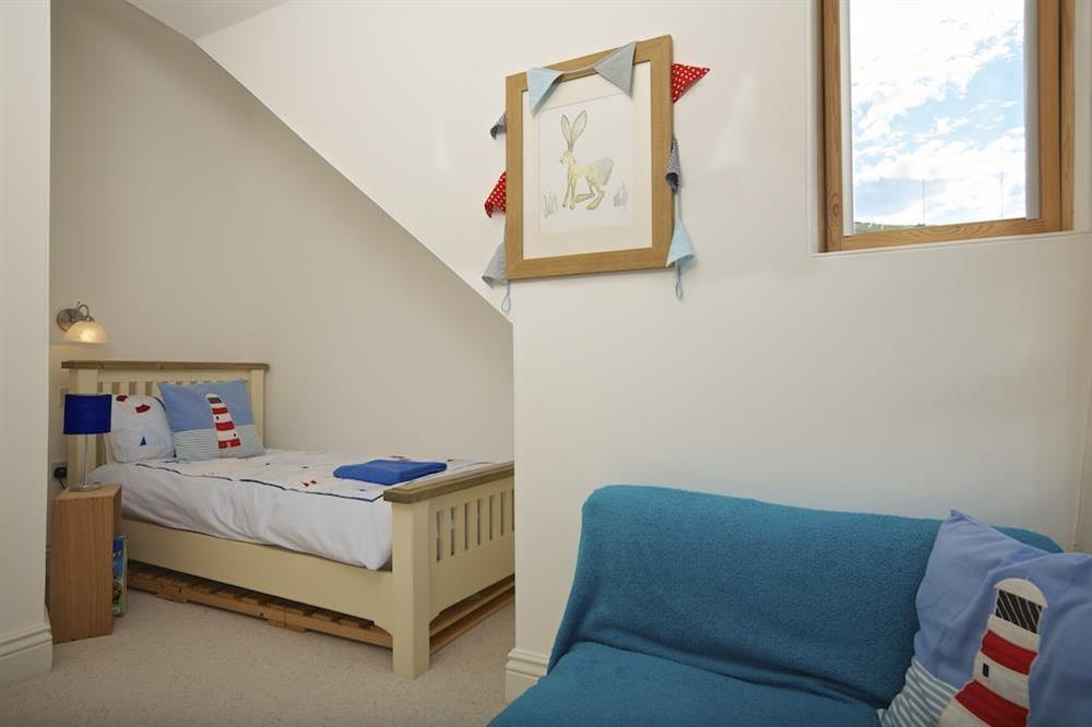 Third bedroom with single bed (available on request only) at Apartment 9, Prospect House in South Hallsands, Kingsbridge