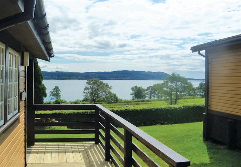 The park setting at Appin Holiday Homes in Argyll, Scotland