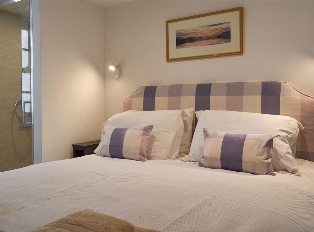 Double bedroom with shower at Apple Barn in Applethwaite, near Keswick, Cumbria