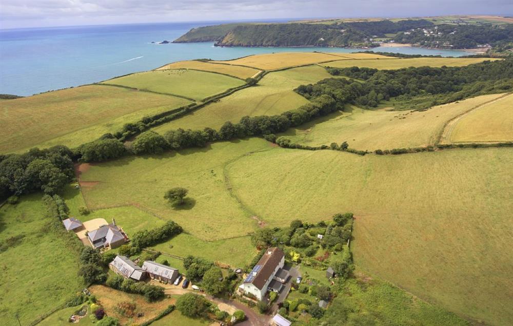 Aerial View of Apple Barn (centre)
