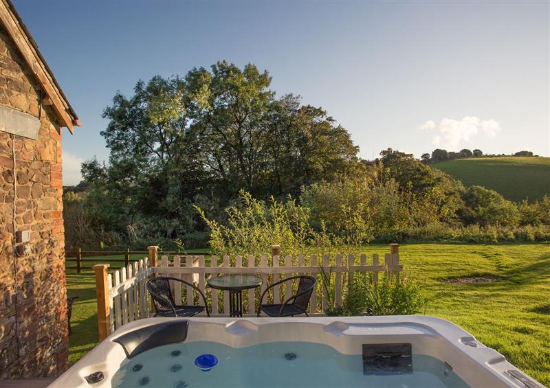 There is a pool at Apple Barn, South Molton