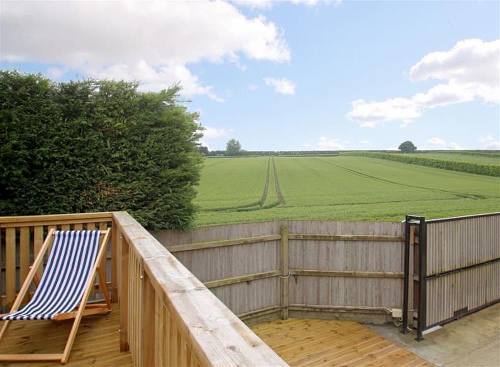Terrace at Apple Blossom View in Chilham, Kent