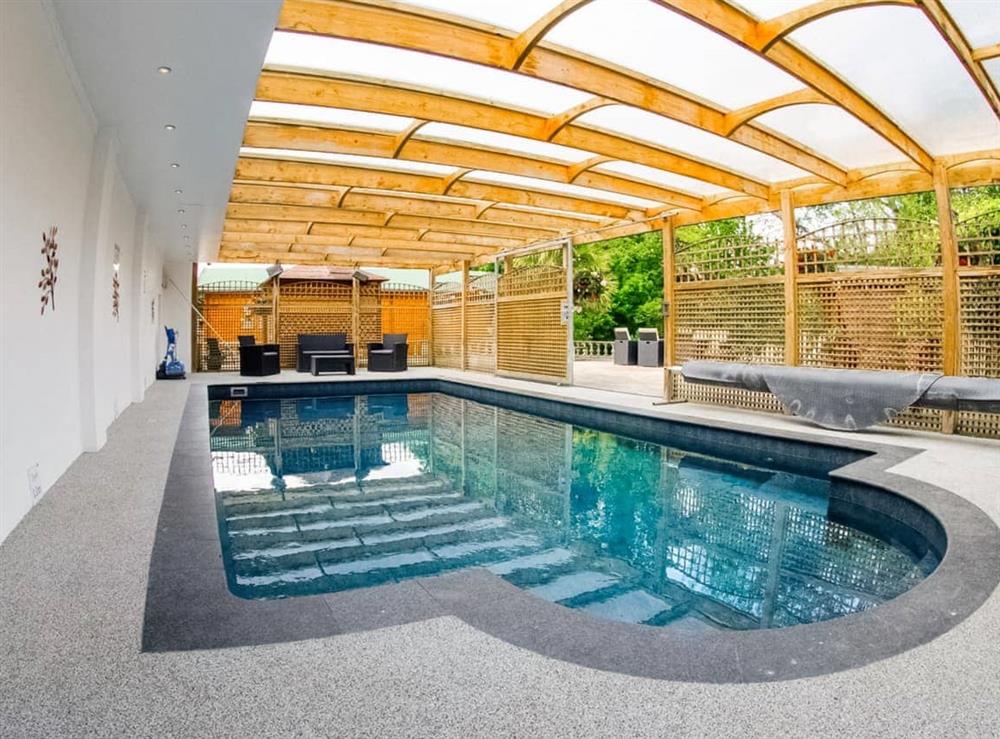 Swimming pool at Apple in Camerton, near Bath, Avon