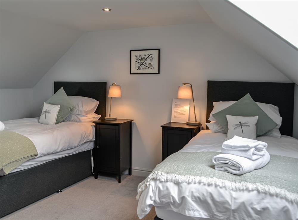 Twin bedroom at Apple Cottage in Bladnoch, near Wigton, Wigtownshire