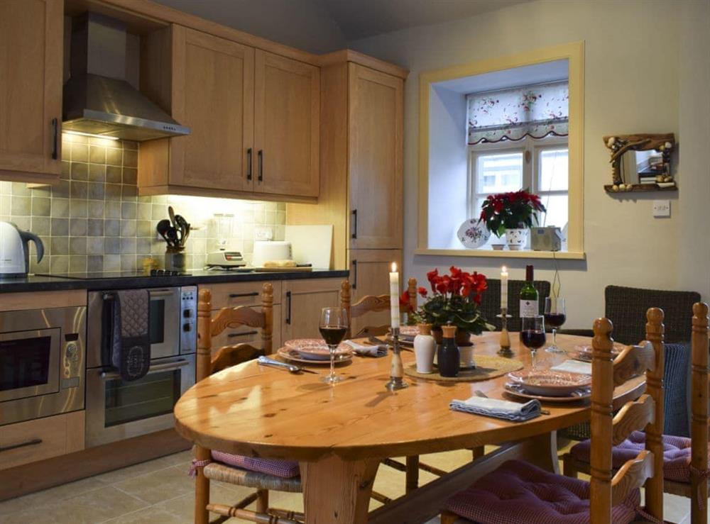 Kitchen/diner at Apple Cottage in Forgandenny, Perthshire