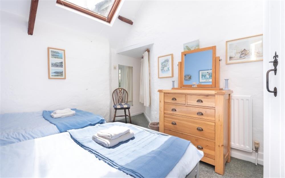 Another look at the twin room.  at Apple Cottage in Slapton