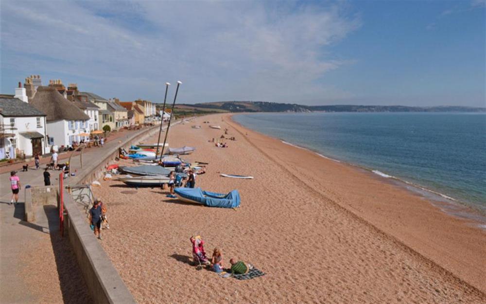 The beach at Torcross, a short drive away. at Apple Cottage in Slapton