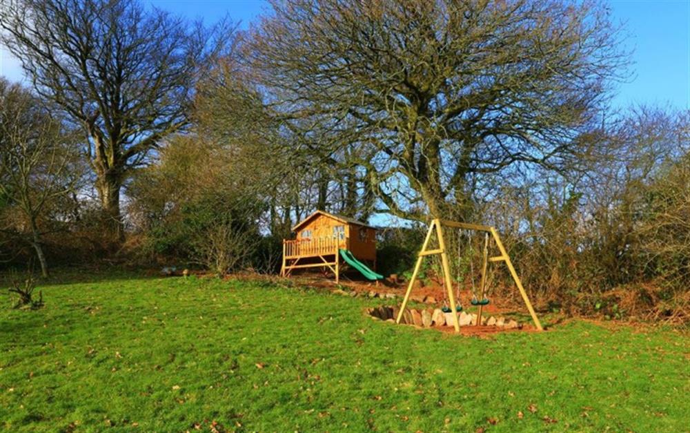 The children's play area. at Apple Cottage in Slapton