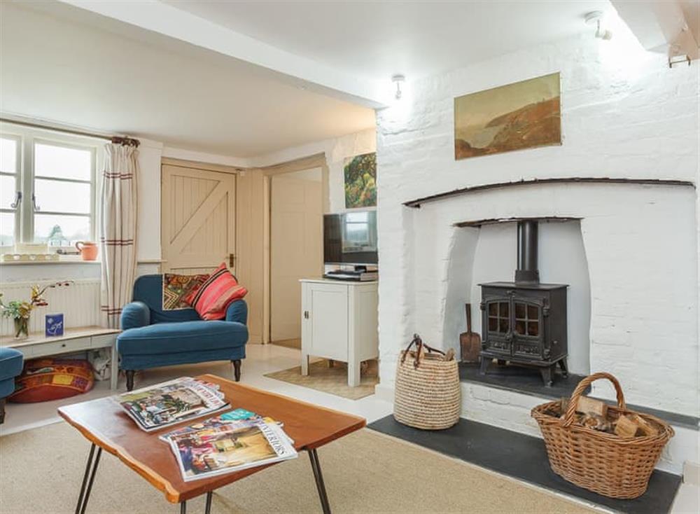 Living room at Apple Cottage in Wimborne Minster, Dorset