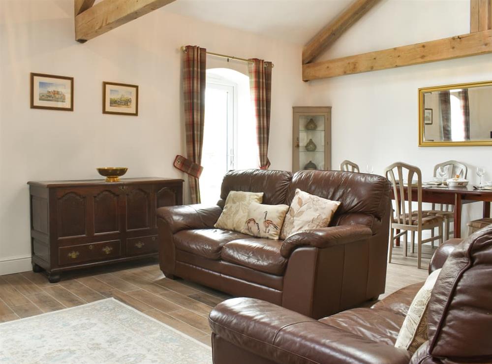 Living room/dining room at Apple Tree Barn in Minshull Vernon, Nantwich, Cheshire