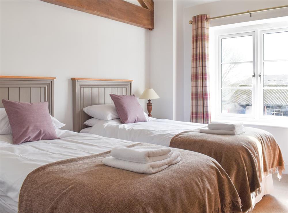 Twin bedroom at Apple Tree Barn in Minshull Vernon, Nantwich, Cheshire