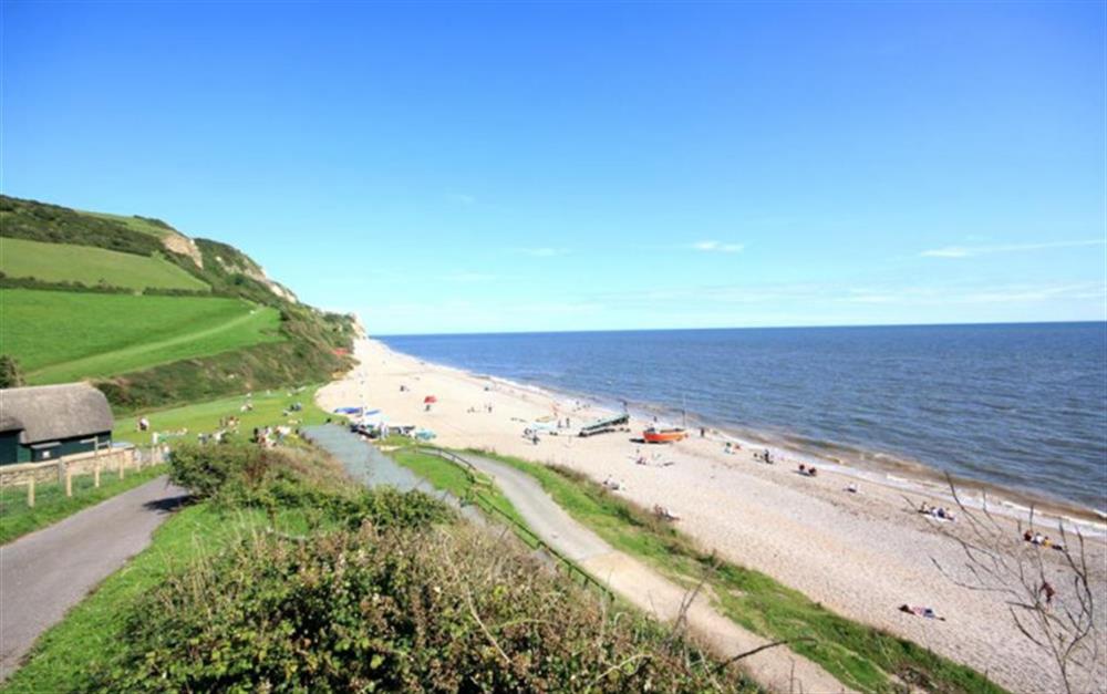 The beach at the nearby village of Branscombe - about 20 minutes by car at Apple Tree Cottage, Awliscombe in Honiton