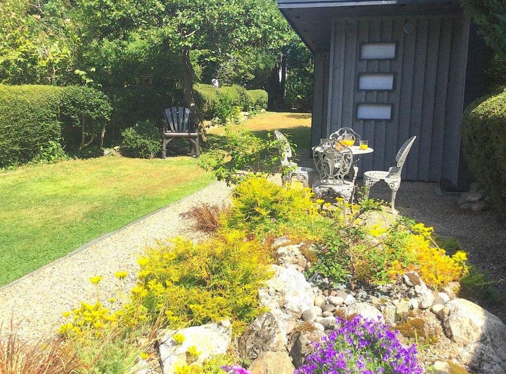 Delightful private garden at Apple Tree Cottage in Bassenthwaite, near Keswick, Cumbria