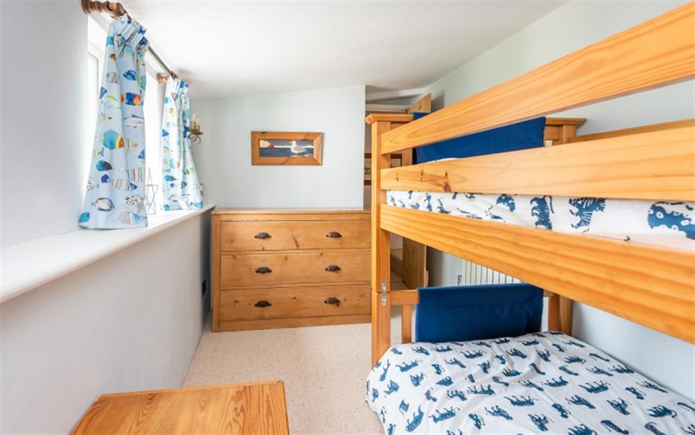 Bedroom 3 with bunk beds.  at Apple Tree Cottage in Chillington