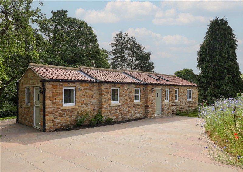 Outside Apple Tree Cottage at Apple Tree Cottage, Crambe near Malton