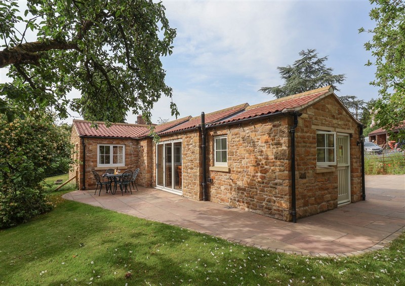 The garden in Apple Tree Cottage at Apple Tree Cottage, Crambe near Malton