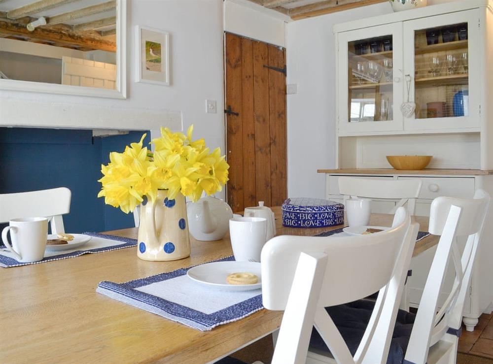 Characterful dining room at Apple Tree Cottage in Dereham, Norfolk