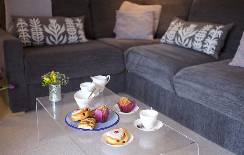 The comfortable sitting area, perfect for afternoon tea at Apple Tree Cottage, Little Walsingham
