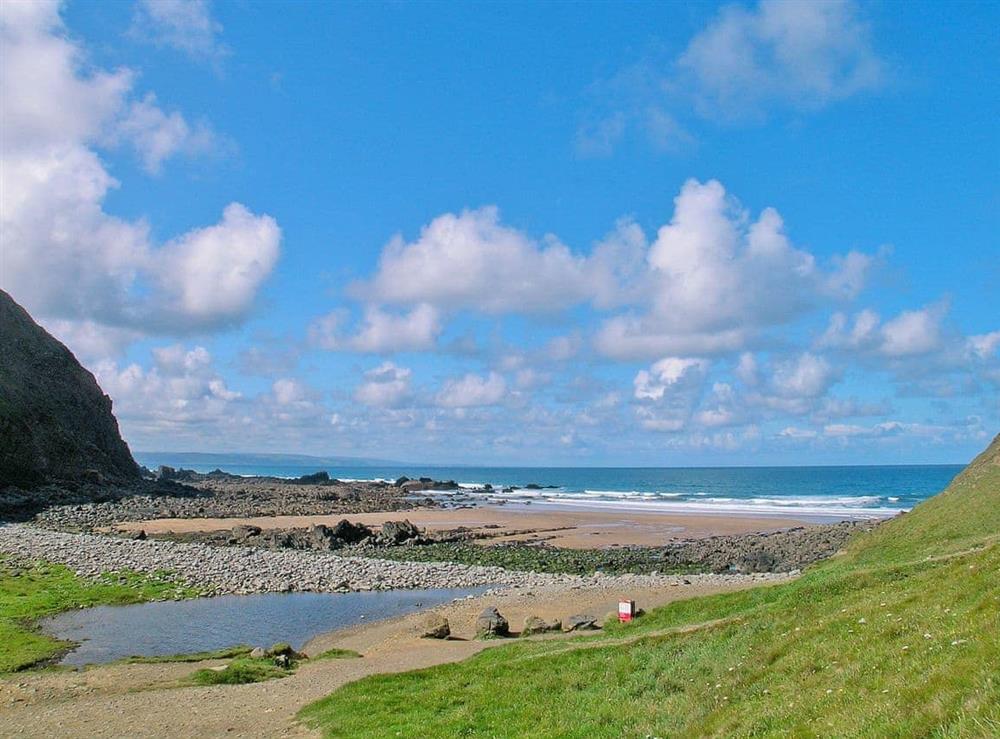 Duckpool beach at Apple Tree Cottage in Morwenstow, Bude, Cornwall