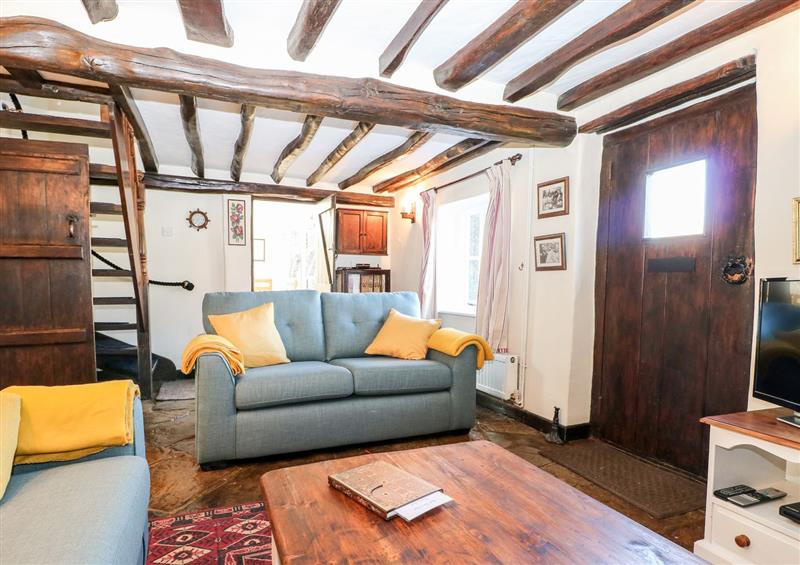 The living room at Apple Tree Cottage, Warnham