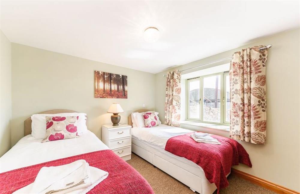 Twin bedroom at Apple Tree Lodge, Nr Ludlow, Shropshire