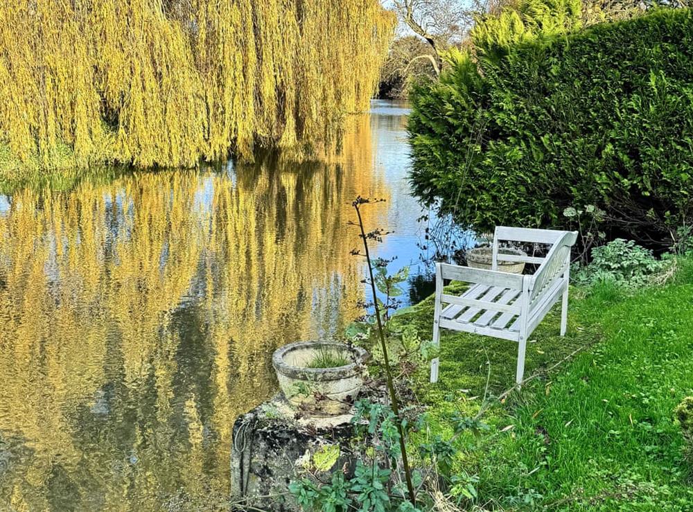 Garden at Appleby Barn in Lacock, near Chippenham, Wiltshire