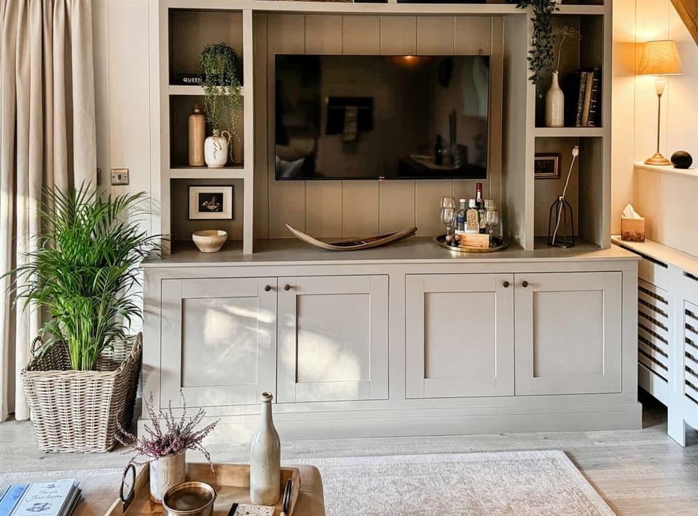 Living room at Appleby Barn in Lacock, near Chippenham, Wiltshire