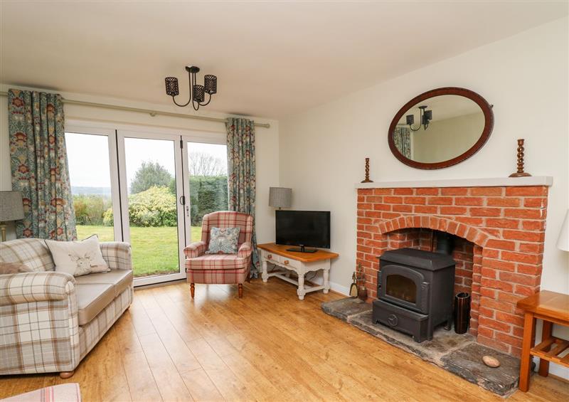 The living room at Applecroft, Boraston near Tenbury Wells