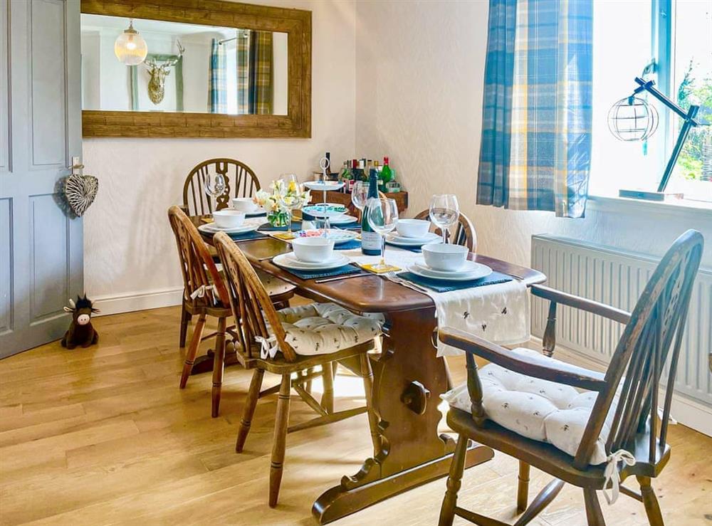 Dining room at Appledore Cottage in Blandford Forum, Dorset