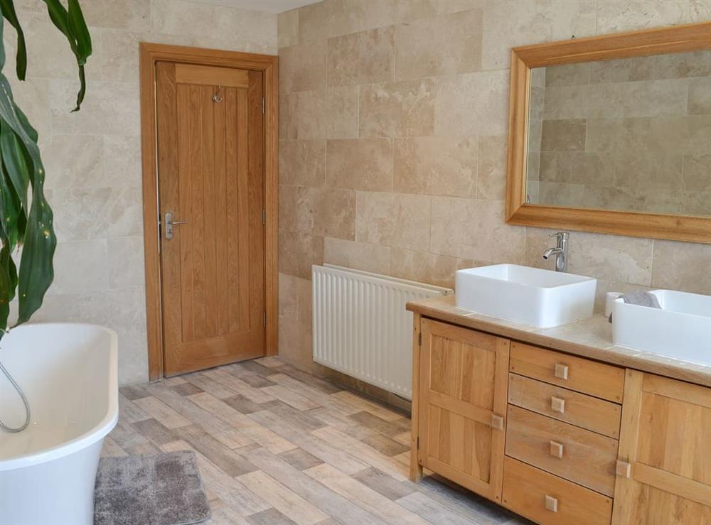 Lovely bathroom with separate shower (photo 3) at Applegarth House in Howlish, near Bishop Auckland, Durham