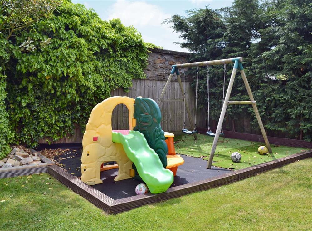 Small children’s play area at Applegarth House in Howlish, near Bishop Auckland, Durham