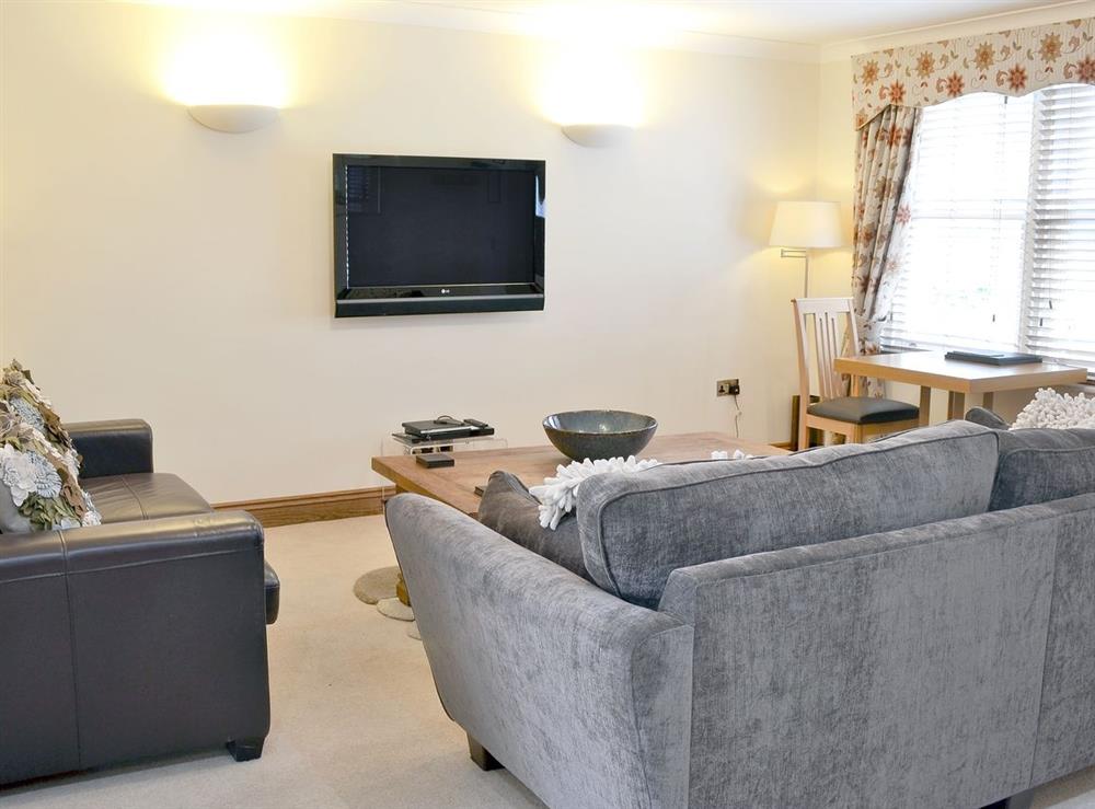 Open plan living/dining room/kitchen at Appletree Apartment 6 in Chathill, Northumberland