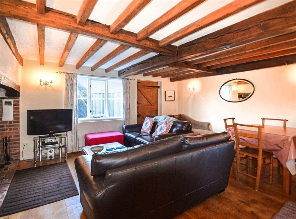 Relax in the living area at Appletree Cottage in Peasmarsh, East Sussex