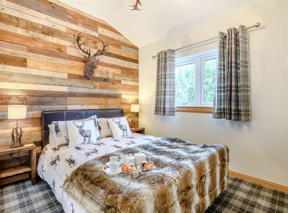 Double bedroom at Appletree Lodge in Ayr, Ayrshire