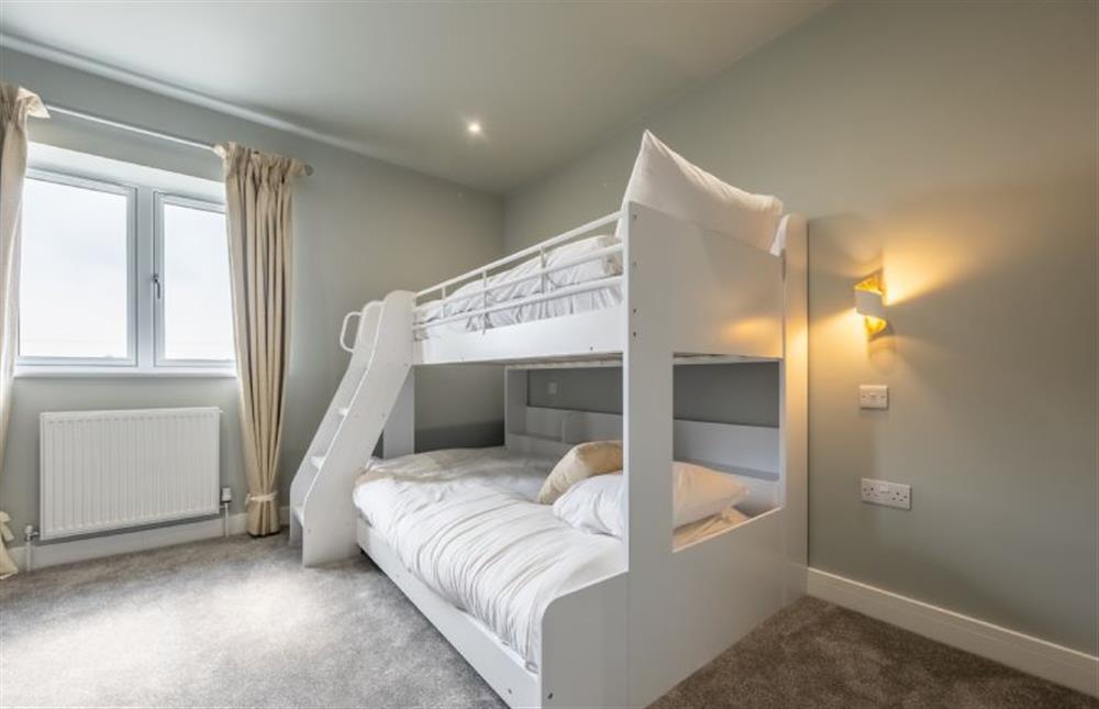 Bedroom four with double/single bunk bed at Appletrees, Burnham Market near Kings Lynn
