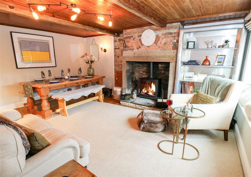 Relax in the living area at Apricot Cottage, Holmfirth